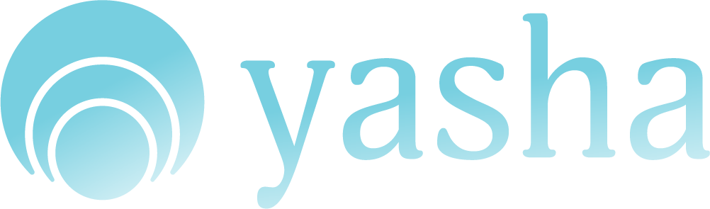 Yasha Logo in blue
